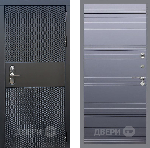 Дверь Стоп БЛЭК CISA Лайн Силк титан в Протвино