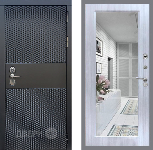 Дверь Стоп БЛЭК CISA Зеркало Сандал белый в Протвино