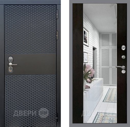 Дверь Стоп БЛЭК CISA Зеркало СБ-16 Венге в Протвино