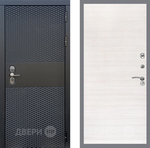 Входная металлическая Дверь Стоп БЛЭК CISA Гладкая Акация светлая в Протвино