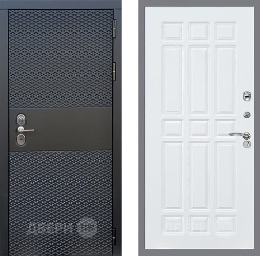 Входная металлическая Дверь Стоп БЛЭК CISA ФЛ-33 Силк Сноу в Протвино