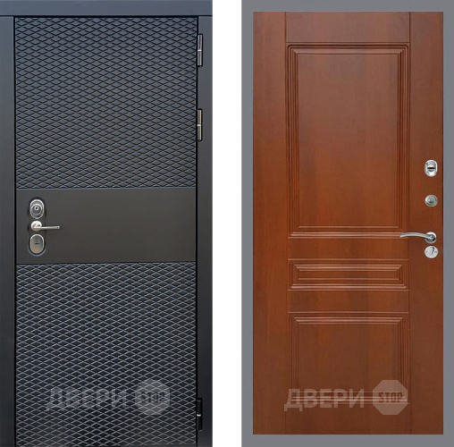 Входная металлическая Дверь Стоп БЛЭК CISA ФЛ-243 Итальянский орех в Протвино