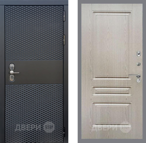 Входная металлическая Дверь Стоп БЛЭК CISA ФЛ-243 Беленый дуб в Протвино