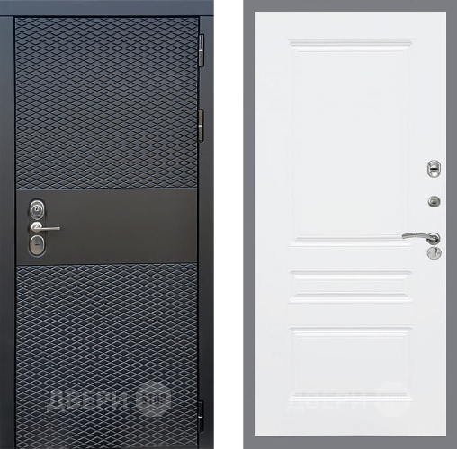 Входная металлическая Дверь Стоп БЛЭК CISA ФЛ-243 Силк Сноу в Протвино