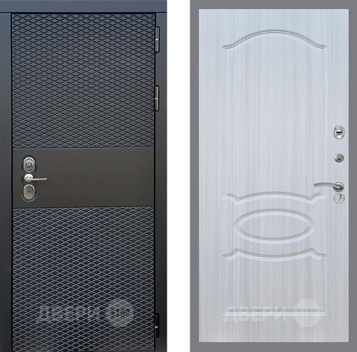 Входная металлическая Дверь Стоп БЛЭК CISA ФЛ-128 Сандал белый в Протвино