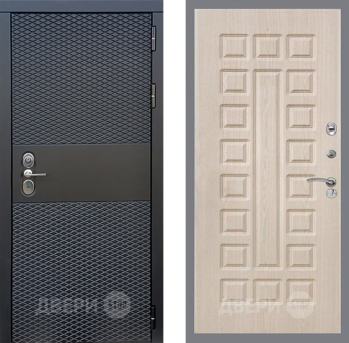 Входная металлическая Дверь Стоп БЛЭК CISA ФЛ-183 Беленый дуб в Протвино