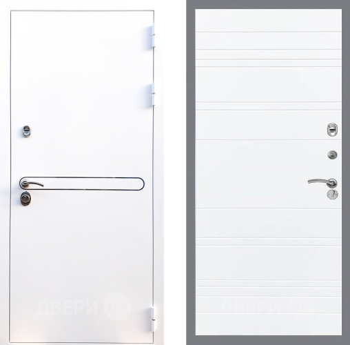 Входная металлическая Дверь Стоп Лайн Вайт Лайн Силк Сноу в Протвино