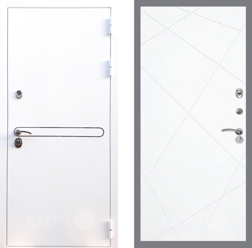 Входная металлическая Дверь Стоп Лайн Вайт ФЛ-291 Силк Сноу в Протвино