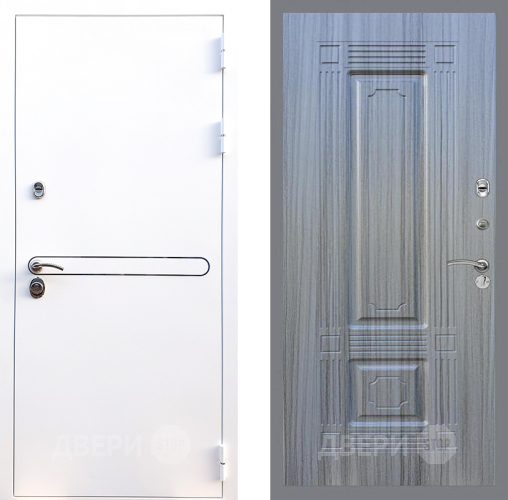 Входная металлическая Дверь Стоп Лайн Вайт ФЛ-2 Сандал грей в Протвино