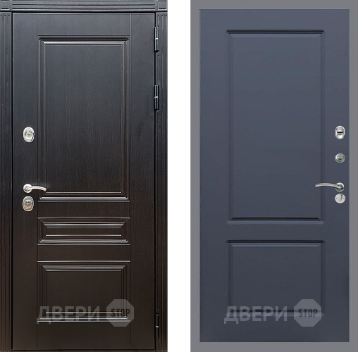 Входная металлическая Дверь Стоп МЕГАПОЛИС ФЛ-117 Силк титан в Протвино