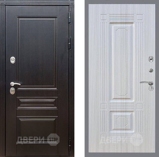 Входная металлическая Дверь Стоп МЕГАПОЛИС ФЛ-2 Сандал белый в Протвино