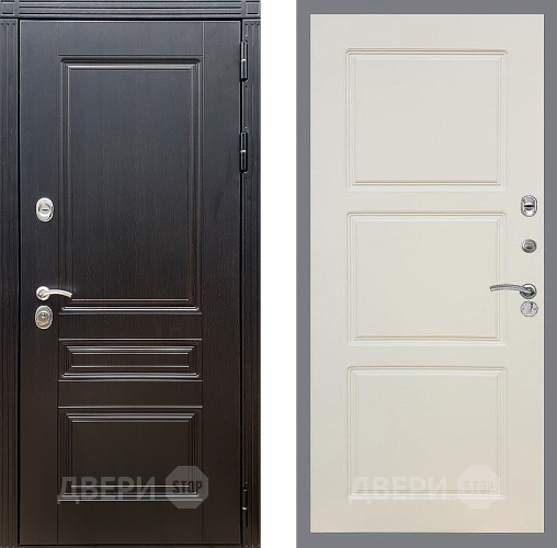 Входная металлическая Дверь Стоп МЕГАПОЛИС ФЛ-3 Шампань в Протвино