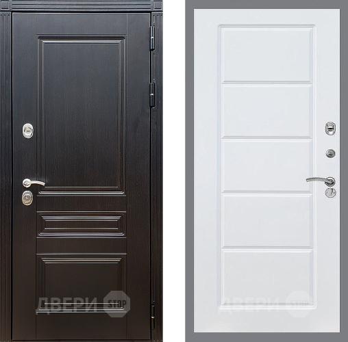 Входная металлическая Дверь Стоп МЕГАПОЛИС ФЛ-39 Силк Сноу в Протвино