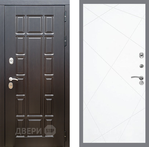 Входная металлическая Дверь Стоп НЬЮ ЙОРК ФЛ-291 Силк Сноу в Протвино