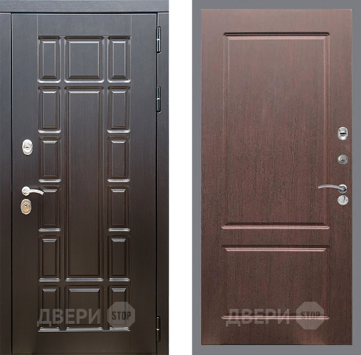 Входная металлическая Дверь Стоп НЬЮ ЙОРК ФЛ-117 Орех премиум в Протвино