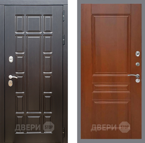 Входная металлическая Дверь Стоп НЬЮ ЙОРК ФЛ-243 Итальянский орех в Протвино