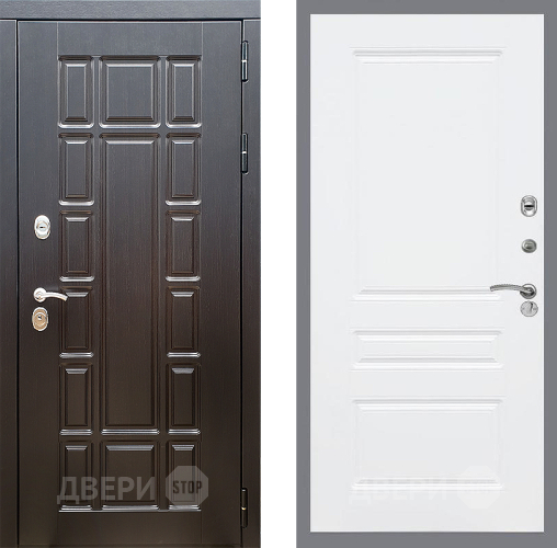 Входная металлическая Дверь Стоп НЬЮ ЙОРК ФЛ-243 Силк Сноу в Протвино