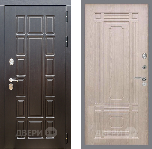 Входная металлическая Дверь Стоп НЬЮ ЙОРК ФЛ-2 Беленый дуб в Протвино