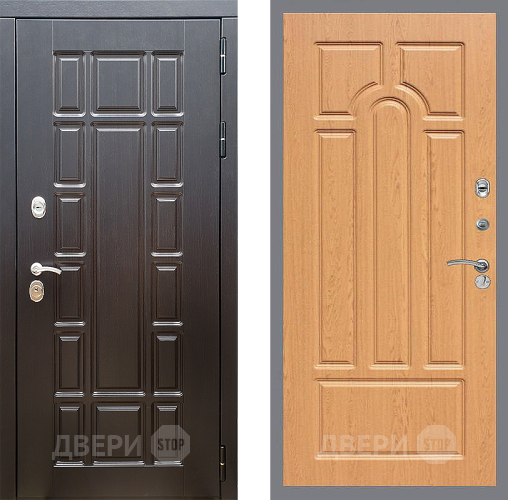 Входная металлическая Дверь Стоп НЬЮ ЙОРК ФЛ-58 Дуб в Протвино