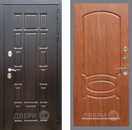 Входная металлическая Дверь Стоп НЬЮ ЙОРК ФЛ-128 Береза мореная в Протвино