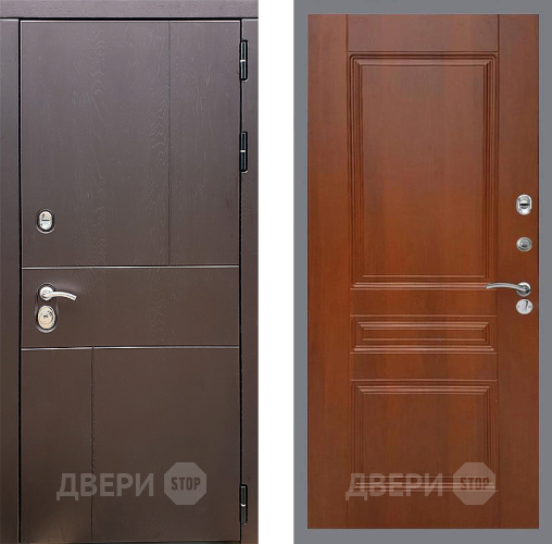 Входная металлическая Дверь Стоп УРБАН ФЛ-243 Итальянский орех в Протвино
