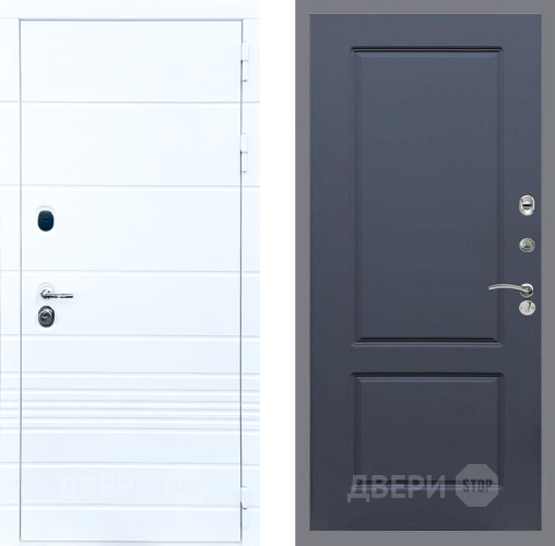 Дверь Стоп ТРЕНДО ФЛ-117 Силк титан в Протвино