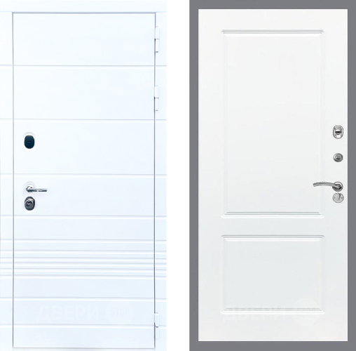 Дверь Стоп ТРЕНДО ФЛ-117 Силк Сноу в Протвино