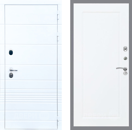 Входная металлическая Дверь Стоп ТРЕНДО ФЛ-119 Силк Сноу в Протвино