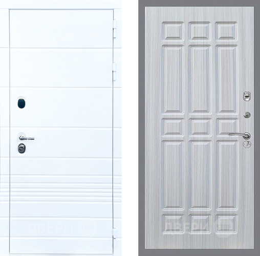 Входная металлическая Дверь Стоп ТРЕНДО ФЛ-33 Сандал белый в Протвино