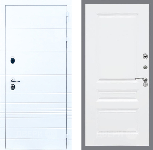 Дверь Стоп ТРЕНДО ФЛ-243 Силк Сноу в Протвино