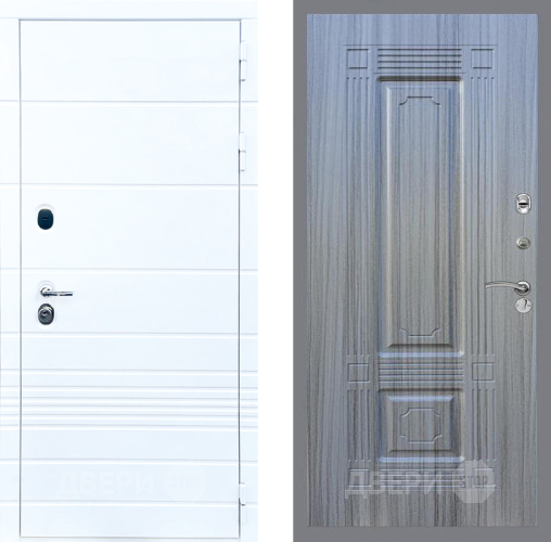 Входная металлическая Дверь Стоп ТРЕНДО ФЛ-2 Сандал грей в Протвино