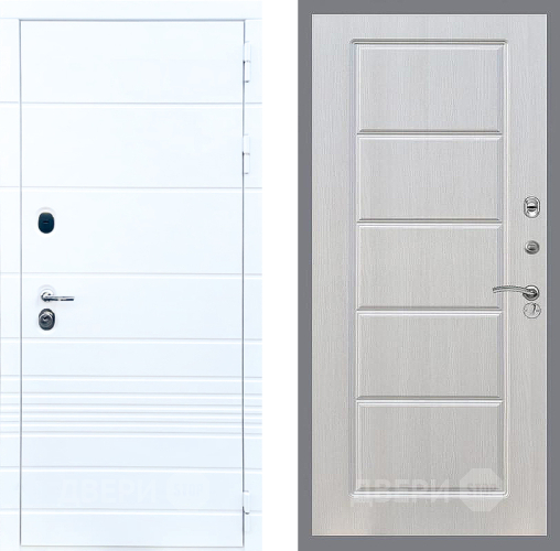 Входная металлическая Дверь Стоп ТРЕНДО ФЛ-39 Лиственница беж в Протвино