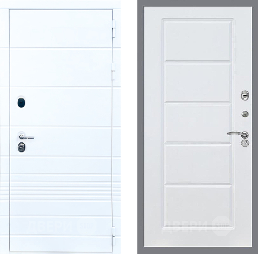 Дверь Стоп ТРЕНДО ФЛ-39 Силк Сноу в Протвино