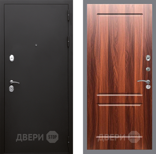 Входная металлическая Дверь Стоп КЛАССИК Шагрень ФЛ-117 Итальянский орех в Протвино