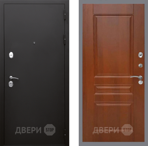 Входная металлическая Дверь Стоп КЛАССИК Шагрень ФЛ-243 Итальянский орех в Протвино