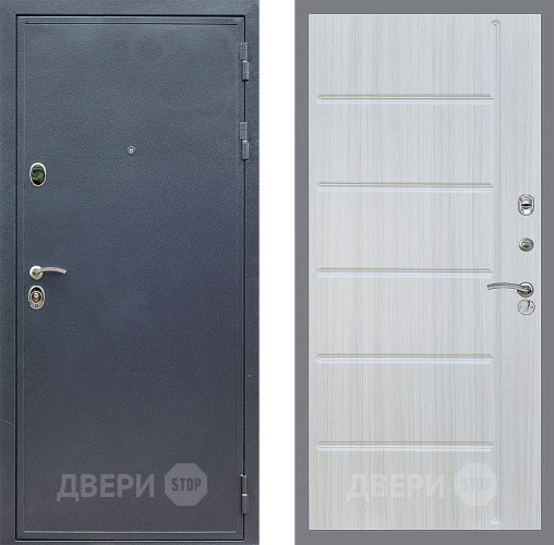 Входная металлическая Дверь Стоп СИЛЬВЕР ФЛ-102 Сандал белый в Протвино