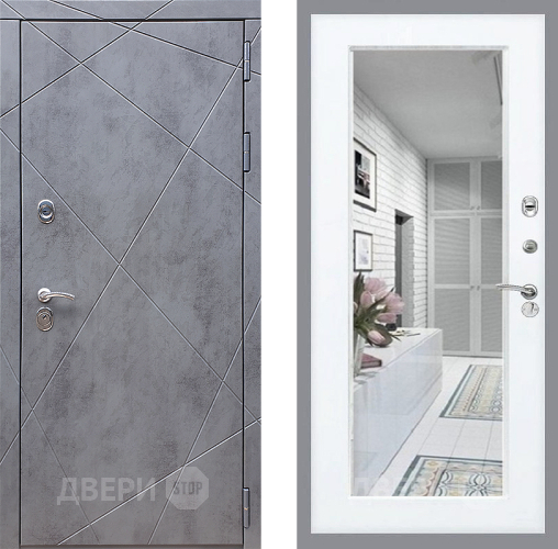 Дверь Стоп Лучи Зеркало Силк Сноу в Протвино