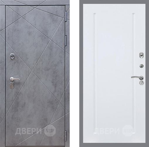 Дверь Стоп Лучи ФЛ-68 Силк Сноу в Протвино