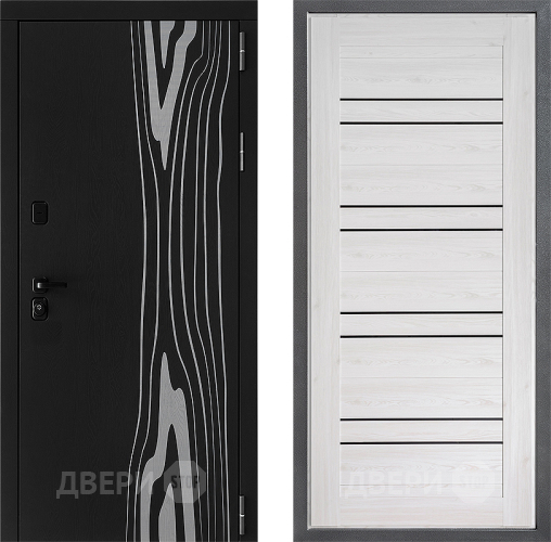 Входная металлическая Дверь Дверной континент ДК-12 ФЛ-49 Сосна белая в Протвино