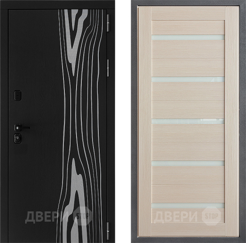 Входная металлическая Дверь Дверной континент ДК-12 ФЛ-47 Лиственница белая в Протвино