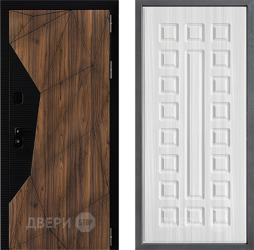 Входная металлическая Дверь Дверной континент ДК-11 ФЛ-183 Сандал белый в Протвино