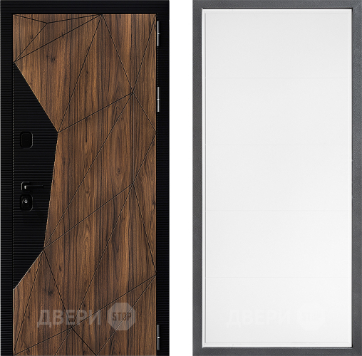 Входная металлическая Дверь Дверной континент ДК-11 ФЛ-649 Белый софт в Протвино