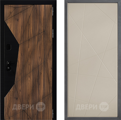 Входная металлическая Дверь Дверной континент ДК-11 ФЛ-655 Капучино в Протвино