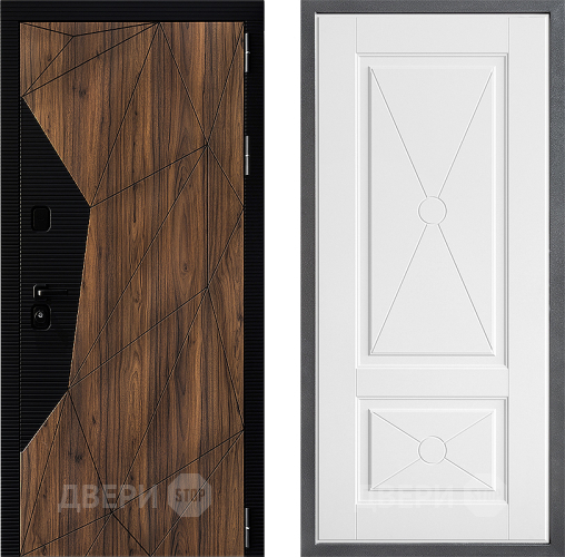 Входная металлическая Дверь Дверной континент ДК-11 ФЛ-617 Софт милк в Протвино