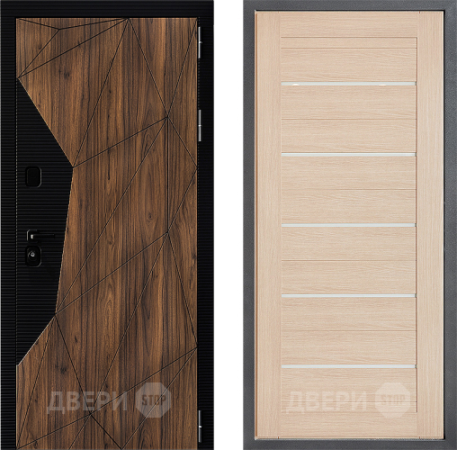 Входная металлическая Дверь Дверной континент ДК-11 ФЛ-46 Капучино в Протвино