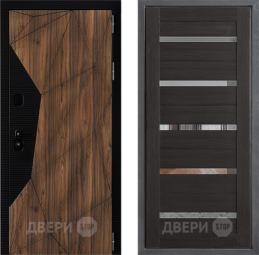 Входная металлическая Дверь Дверной континент ДК-11 ФЛ-47 Венге в Протвино