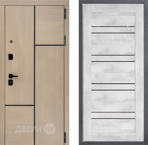 Дверь Дверной континент ДК-14 ФЛ-49 Бетон снежный в Протвино