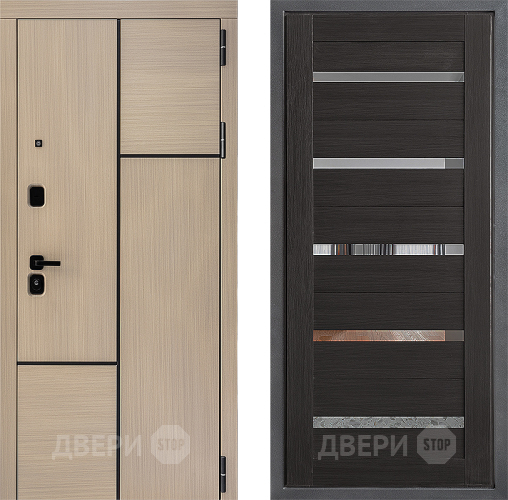 Входная металлическая Дверь Дверной континент ДК-14 ФЛ-47 Венге в Протвино