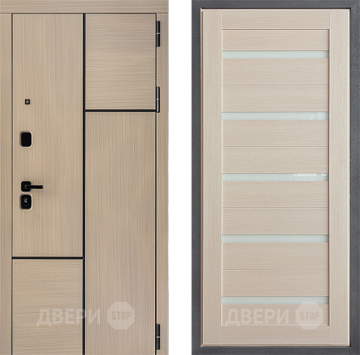 Входная металлическая Дверь Дверной континент ДК-14 ФЛ-47 Капучино в Протвино