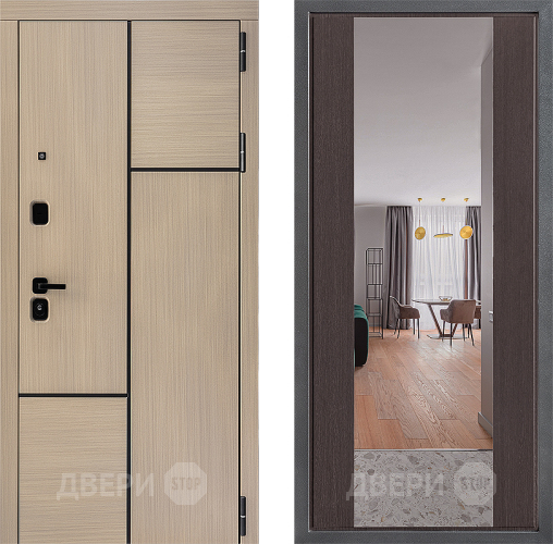 Дверь Дверной континент ДК-14 ФЛЗ-1 Зеркало Венге в Протвино